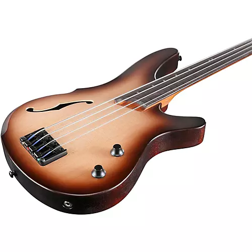 Ibanez Bass Workshop SRH500F Fretless Electric Bass Flat Natural Browned Burst - musicians--Friend