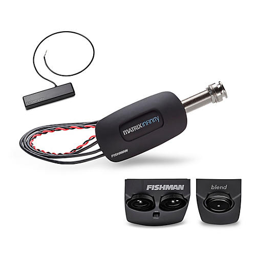 Fishman PowerTap Infinity - Body Sensor with Undersaddle Pickup Narrow Format Black Narrow Split - musicians--Friend