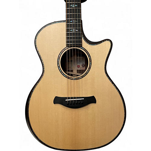 Used Taylor 914CE Builder's Edition Natural Acoustic Electric Guitar Natural - musicians--Friend