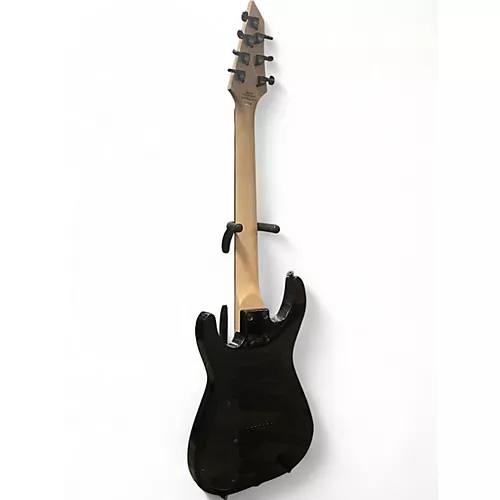 Used Jackson JS22-7 Dinky 7 String Black Solid Body Electric Guitar Black - musicians--Friend