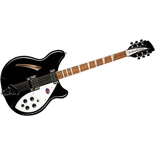 Rickenbacker 360 12-String Electric Guitar Jetglo - musicians--Friend
