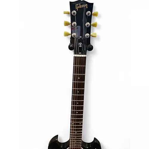 Used Gibson SG Black Solid Body Electric Guitar Black - musicians--Friend