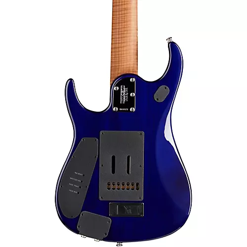 Ernie Ball Music Man JP15 7 7-String Flamed Maple Top Electric Guitar Cerulean Paradise - musicians--Friend