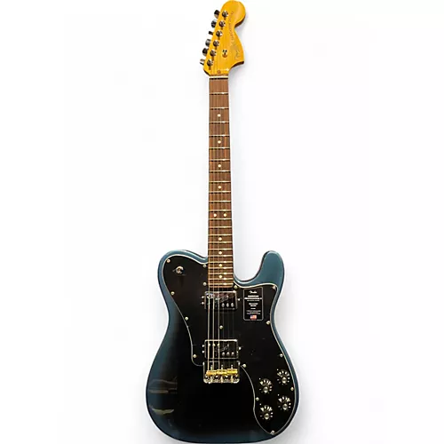 Used Fender American Professional II Telecaster Deluxe Dark Night Burst Solid Body Electric Guitar Dark Night Burst - musicians--Friend