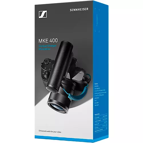 Sennheiser MKE 400 On-Camera Shotgun Microphone - musicians--Friend