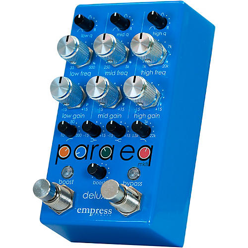 Empress Effects ParaEq MKII Deluxe Effects Pedal Blue - musicians--Friend