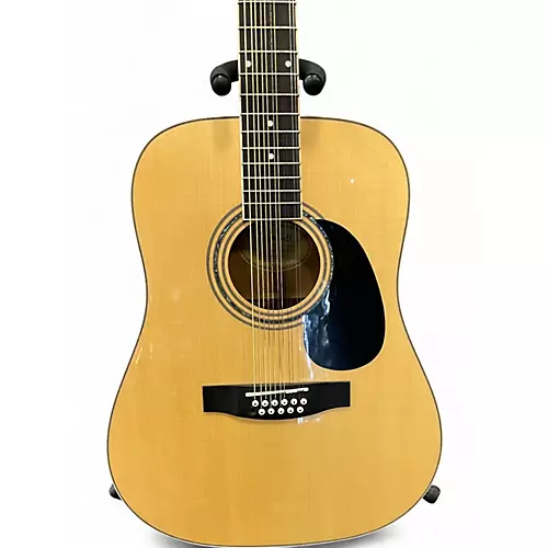 Used Mitchell D120S  Natural 12 String Acoustic Guitar Natural - musicians--Friend