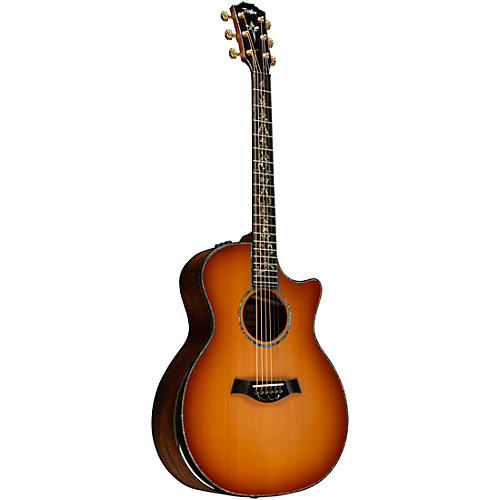 Taylor PS14ce LTD 50th Anniversary Walnut Grand Auditorium Acoustic-Electric Guitar Shaded Edge Burst - musicians--Friend