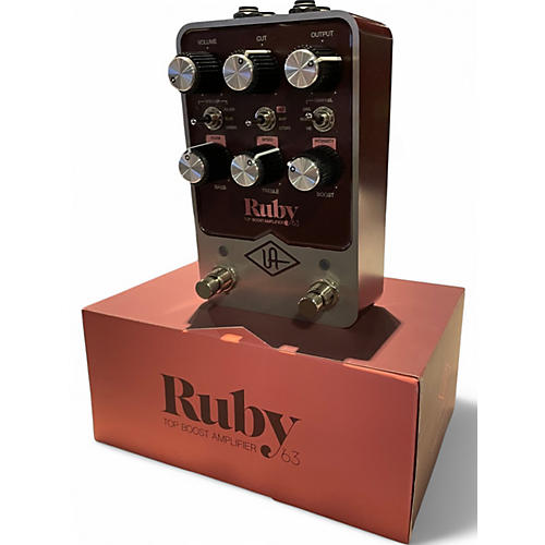 Used Universal Audio Ruby Top Boost Amplifier '63 Guitar Preamp - musicians--Friend