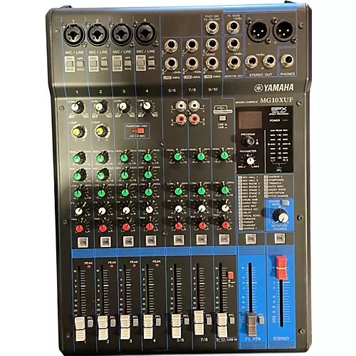 Used Yamaha MG10XUF Unpowered Mixer - musicians--Friend