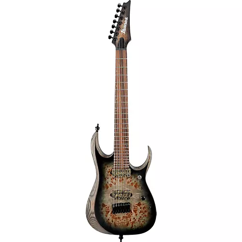 Ibanez RGD71ALPA 7-String Electric Guitar Charcoal Black Matte - musicians--Friend