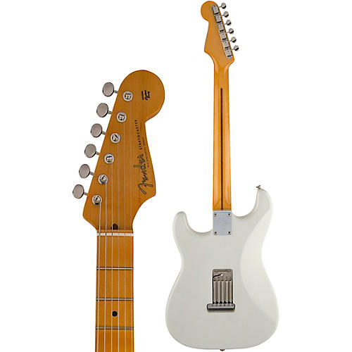 Fender Artist Series Eric Johnson Stratocaster Electric Guitar White Blonde Maple Fretboard - musicians--Friend