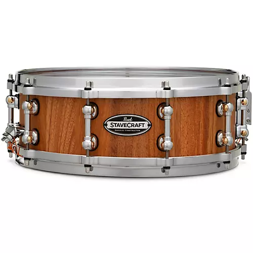 Pearl StaveCraft Makha Snare Drum 14 x 6.5 in. Hand-Rubbed Natural - musicians--Friend