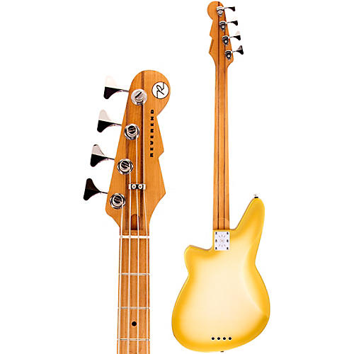 Reverend Decision P Roasted Maple Fingerboard Electric Bass Guitar Venetian Pearl - musicians--Friend
