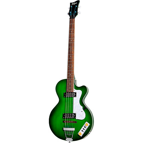 Hofner Ignition Series Short-Scale Club Bass Guitar Pearl White - musicians--Friend