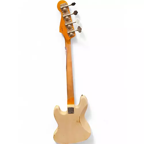 Used Fender 1960 CUSTOM SHOP JAZZ BASS RELIC B Alpine White Electric Bass Guitar Alpine White - musicians--Friend