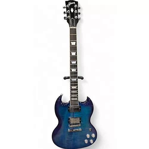 Used Gibson SG Modern Blueberry Fade Solid Body Electric Guitar Blueberry Fade - musicians--Friend
