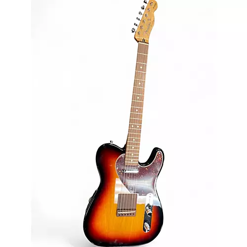 Used 2009 Fender Acoustasonic Player Telecaster 3 Color Sunburst Acoustic Electric Guitar 3 Color Sunburst - musicians--Friend