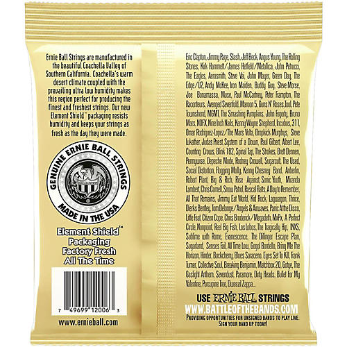 Ernie Ball 2006 Earthwood 80/20 Bronze Extra Light Acoustic Guitar Strings - musicians--Friend