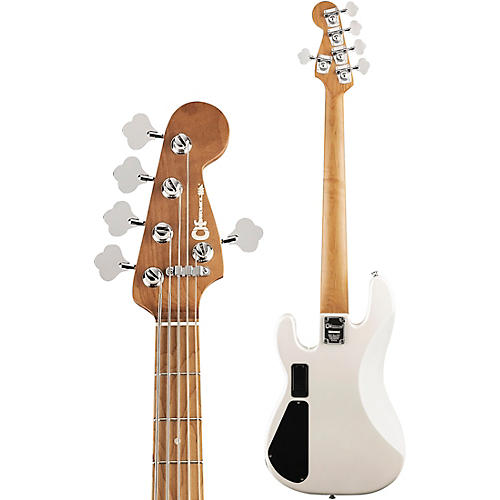 Charvel Pro-Mod San Dimas Bass PJ V 5-String Electric Bass Guitar Metallic Black - musicians--Friend