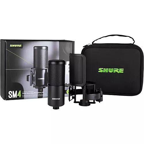 Shure SM4 Dual-Diaphragm Condenser Home Recording Microphone Kit - musicians--Friend