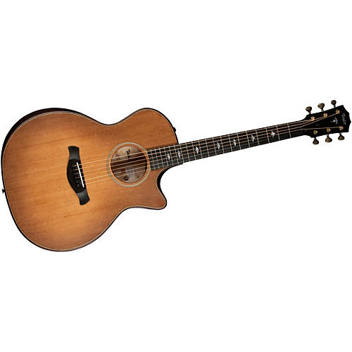 Taylor Builder's Edition 614ce V-Class Grand Auditorium Acoustic-Electric Guitar Natural - musicians--Friend