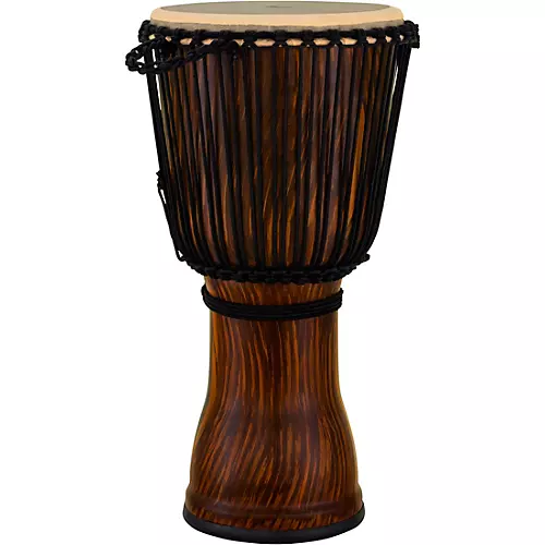 Pearl Rope-Tuned Djembe With Seamless Synthetic Shell 12 in. Artisan Straight Grain Limba - musicians--Friend
