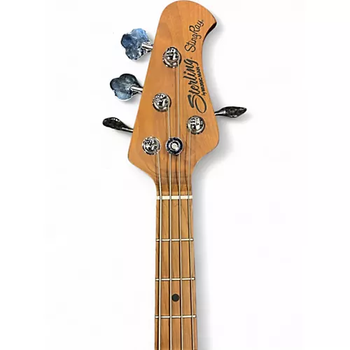 Used Sterling by Music Man RAYSS4 Fiesta Red Electric Bass Guitar Fiesta Red - musicians--Friend