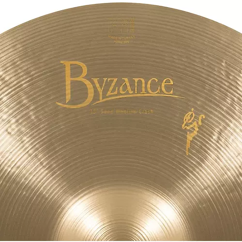 MEINL Byzance Vintage Series Benny Greb Sand Medium Crash Cymbal 18 in. - musicians--Friend