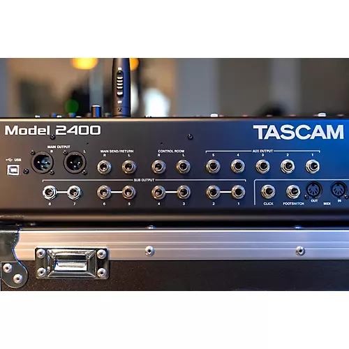 TASCAM Model 2400 24-Channel Multitrack Recorder With Analog Mixer & USB Interface - musicians--Friend