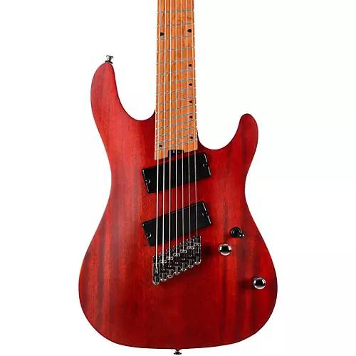 Cort KX307MSOP KX Series Multi-Scale 7 String Electric Guitar Open Pore Mahogany - musicians--Friend