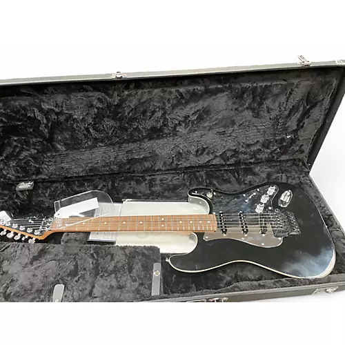 Used 2021 Fender Tom Morello Soul Power Stratocaster Black Solid Body Electric Guitar Black - musicians--Friend