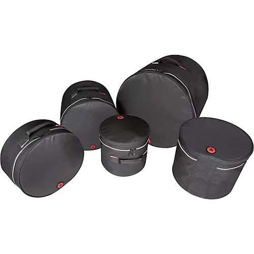 Road Runner Avenue Series 5-Piece Drum Bag Set New Fusion - 10x10, 12x11, 16x16, 14x6.5, 22x18 in. Black - musicians--Friend
