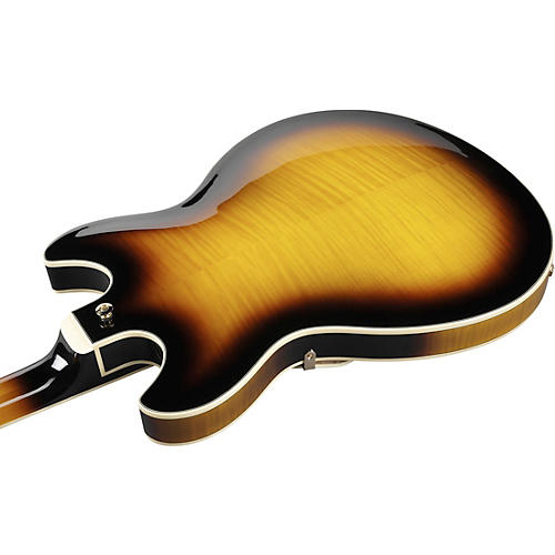 Ibanez Artcore Expressionist AS93FM Electric Guitar Antique Yellow Sunburst - musicians--Friend