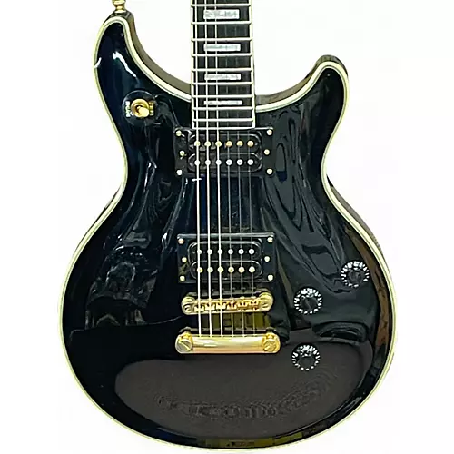 Used Epiphone Limited Edition Tak Matsumoto DC Custom Black Solid Body Electric Guitar Black - musicians--Friend
