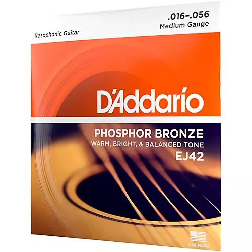 D'Addario EJ42 PB Resophonic String Set - musicians--Friend