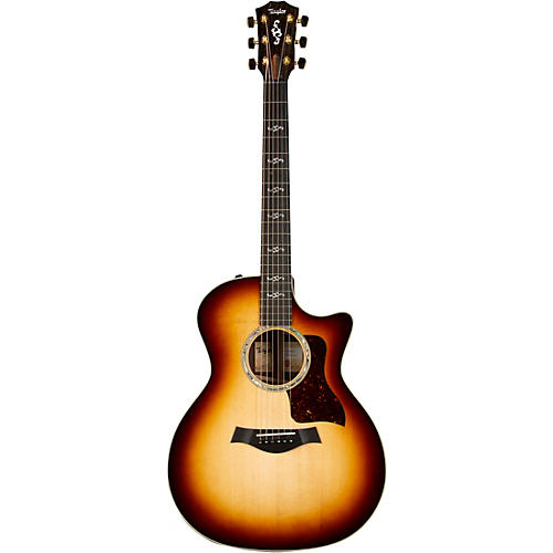 Taylor 414ce V-Class Special-Edition Grand Auditorium Acoustic-Electric Guitar Shaded Edge Burst - musicians--Friend
