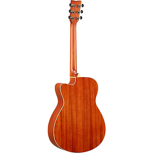 Yamaha FSC-TA TransAcoustic Concert Cutaway Acoustic-Electric Guitar Brown Sunburst - musicians--Friend