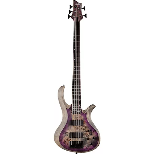Schecter Guitar Research Riot-5 5-String Bass Aurora Burst - musicians--Friend