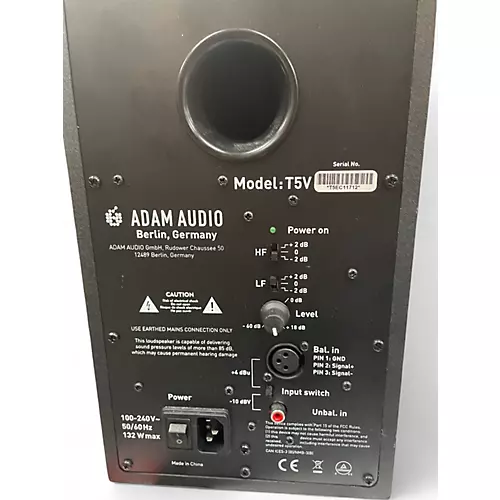 Used ADAM Audio T5V POWERED MONIOTRS Keyboard Amp - musicians--Friend