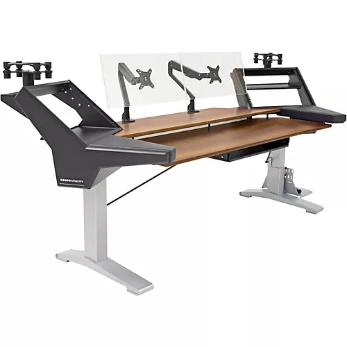 Argosy Halo.K88 Ultimate Keyboard Workstation Desk With Original Mahogany Veneer Desktop - musicians--Friend