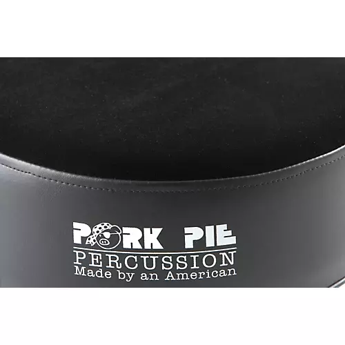 Pork Pie Round Drum Throne Black Sparkle - musicians--Friend