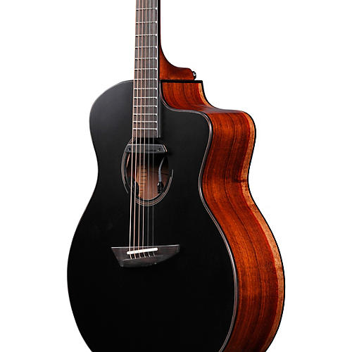 Ibanez Jon Gomm Signature Acoustic Electric Guitar Black Satin - musicians--Friend