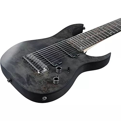 Ibanez RG9PB RG Axe Design Lab 9-String Electric Guitar Transparent Gray Flat - musicians--Friend