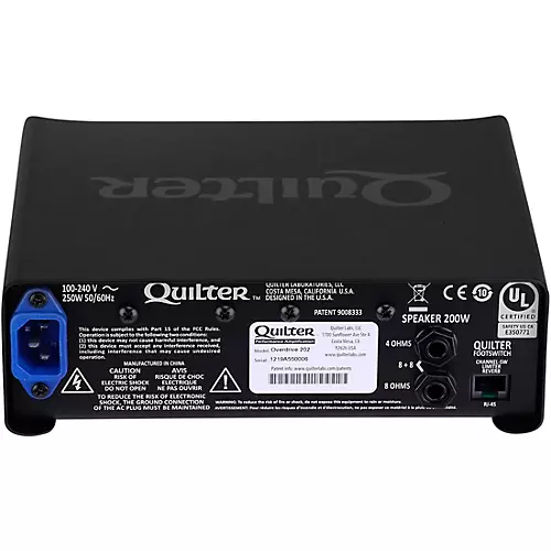 Quilter Labs OverDrive 202 Guitar Head Black - musicians--Friend