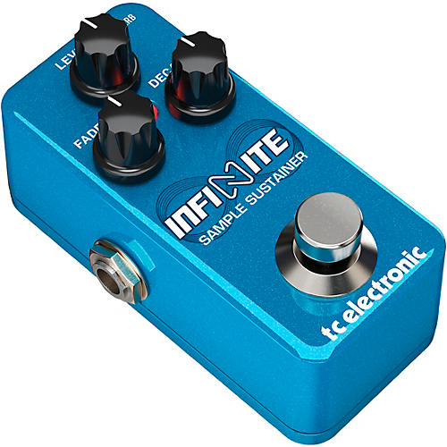 TC Electronic Infinite Sample Sustainer Mini Effects Pedal Blue - musicians--Friend