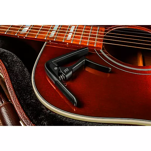 Dunlop Trigger Fly Curved Capo Black - musicians--Friend