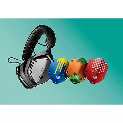 V-MODA M-200 ANC BK Noise Cancelling Wireless Bluetooth Over-Ear Headphones With Mic for Phone-Calls Black - musicians--Friend