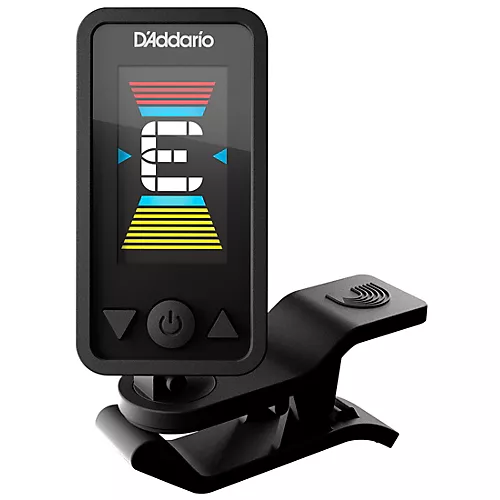 D'Addario Eclipse Rechargeable Cello/Bass Clip-On Tuner Black - musicians--Friend