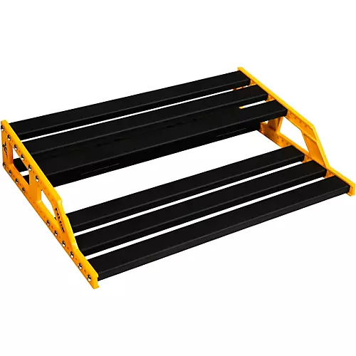 NUX Bumblebee Medium Pedalboard With Carry Bag Medium Black and Yellow - musicians--Friend